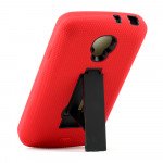 Wholesale LG Volt LS740 Armor Hybrid Stand Case (Red Black)